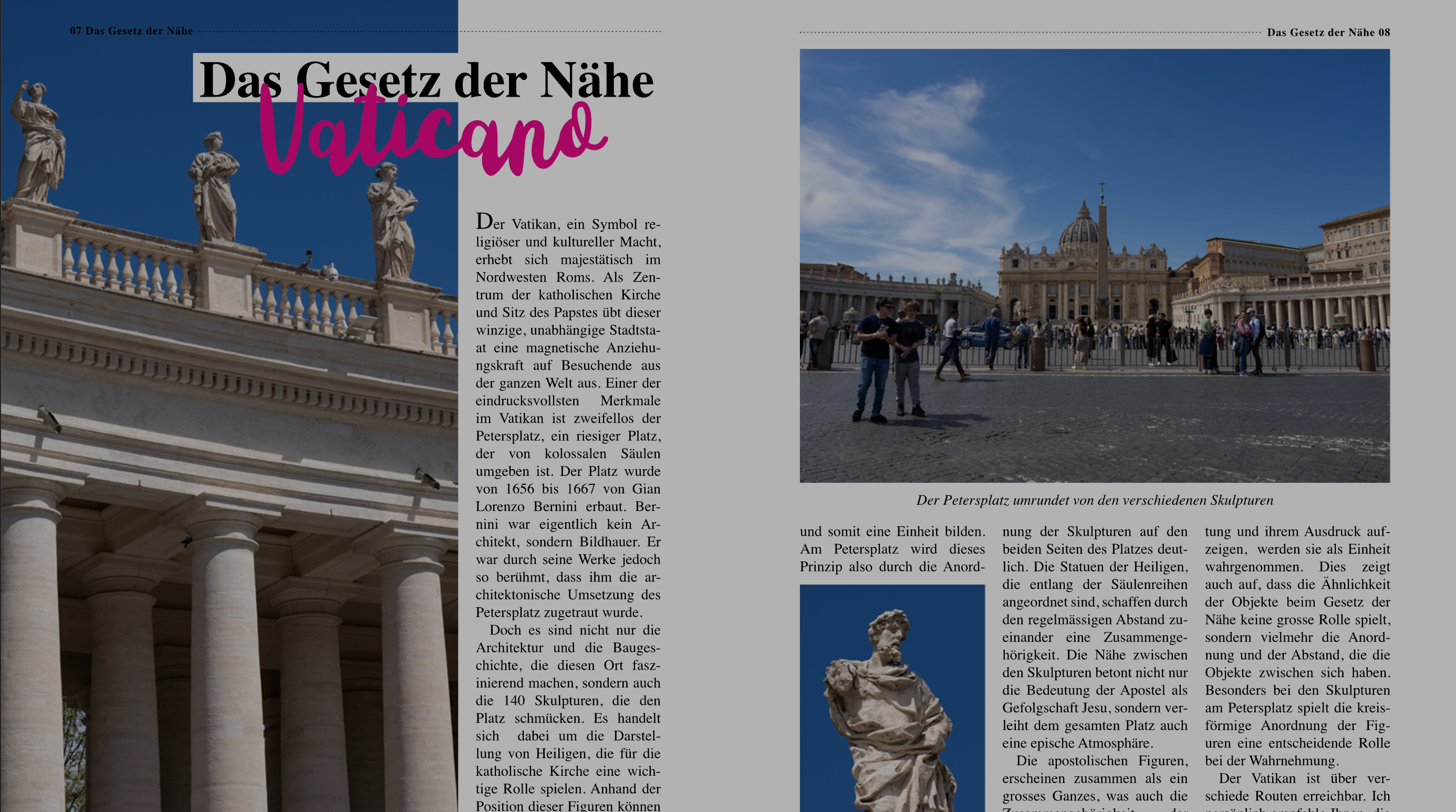 Gestaltungsgesetze – Eine Reise durch Rom